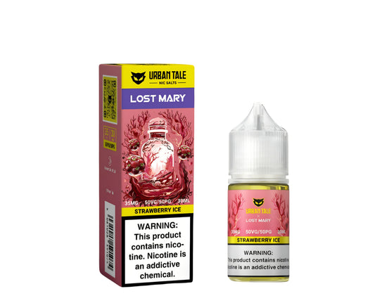 STRAWBERRY ICE / NIC SALTS 30ML - URBAN TALE (LOST MARY)