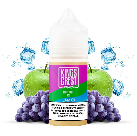 GRAPE APPLE ICE / NIC SALTS 30ML - KINGS CREST