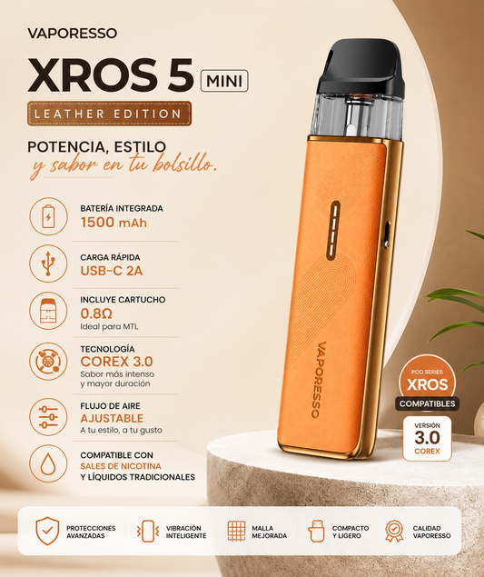 XROS 5 MINI / LEATHER EDITION / VAPORESSO